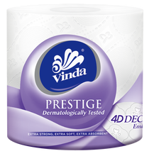 Load image into Gallery viewer, Vinda Prestige 4D Toilet Rolls (16 Rolls)