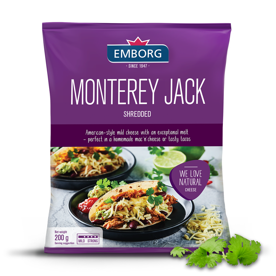 Emborg Monterey Jack Shredded (200g)