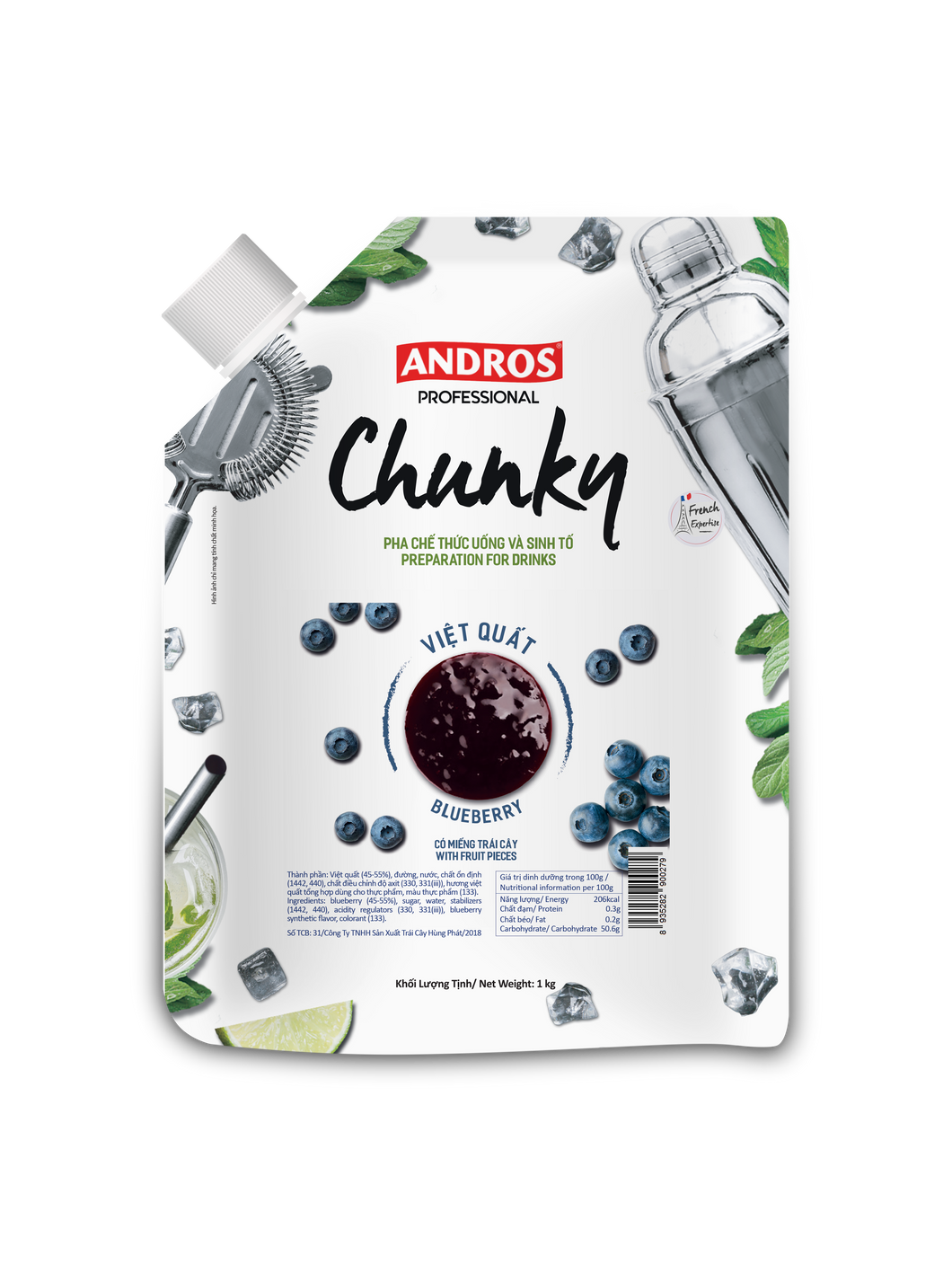 Andros Chunky Blueberry
