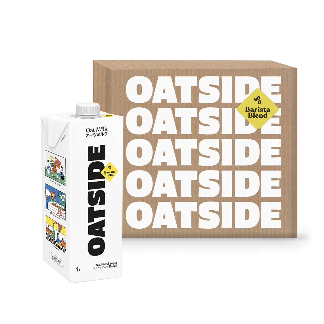 OATSIDE Barista Blend Plain Oatmilk (1L x6pkts)