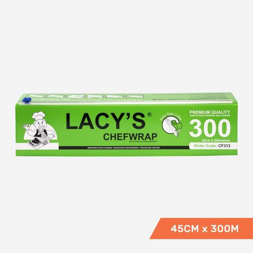 Lacy's Cling Film With Cutter (45cm x 300m) (1 box)