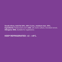 Load image into Gallery viewer, Natural Slices 150g - Gouda
