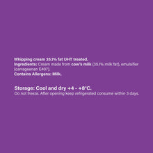 Load image into Gallery viewer, Emborg Whipping Cream 1L
